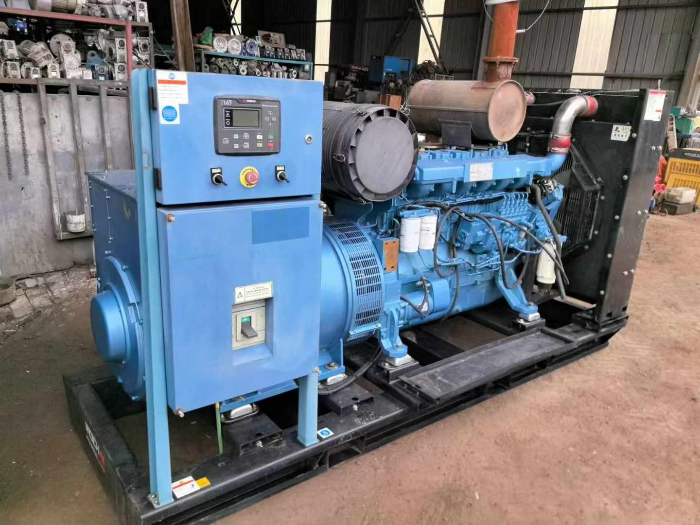桑日500kW 柴油发电机组可带动设备功率的计算公式是什么？